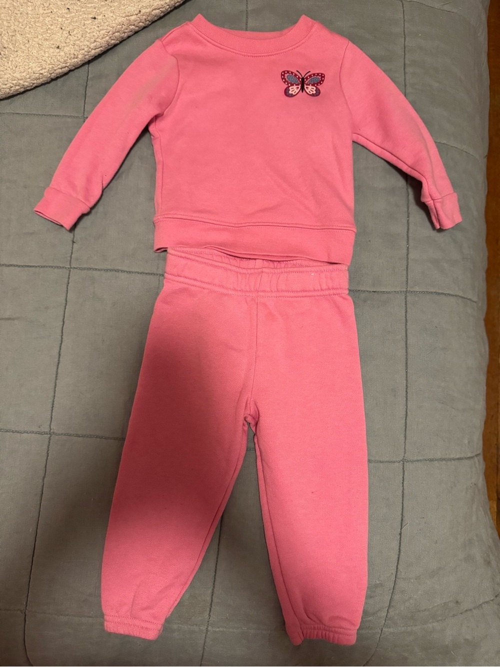 Garanimals Baby Girl 2 Piece Outfit Set Pink Size 12 Months